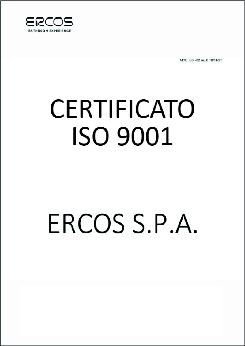 Certificato ISO 9001