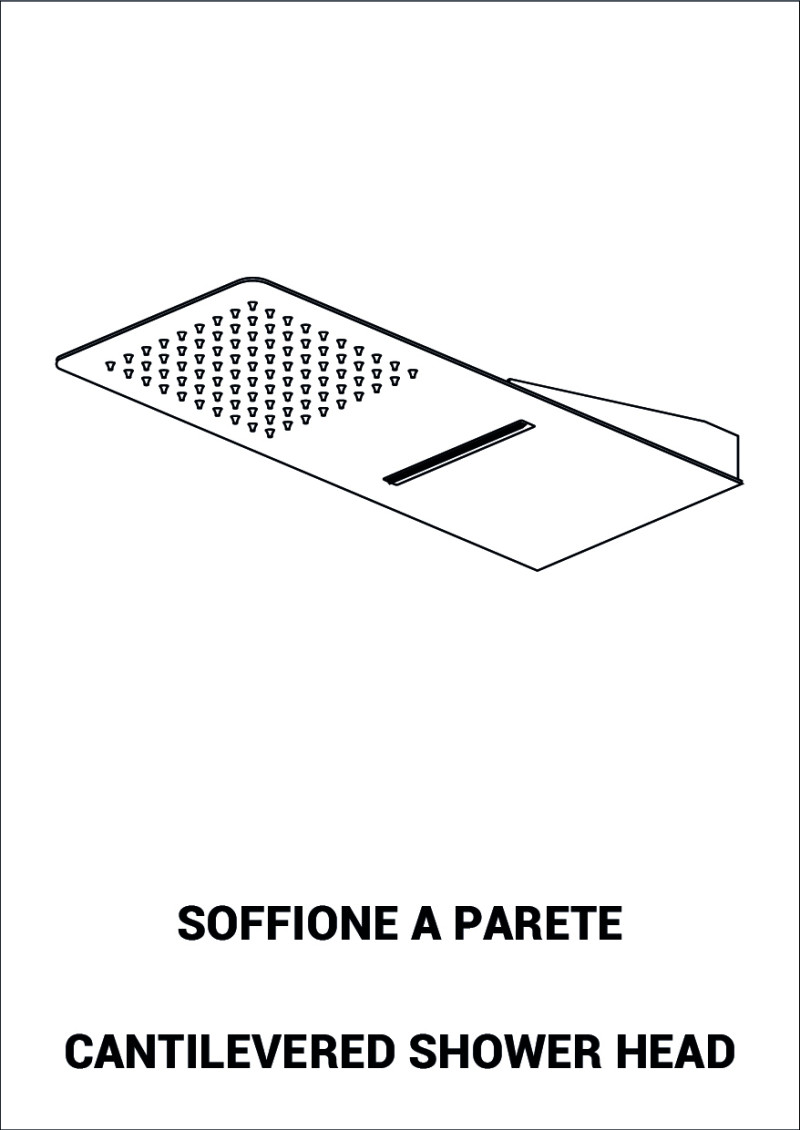 Soffione a sbalzo - Stilox