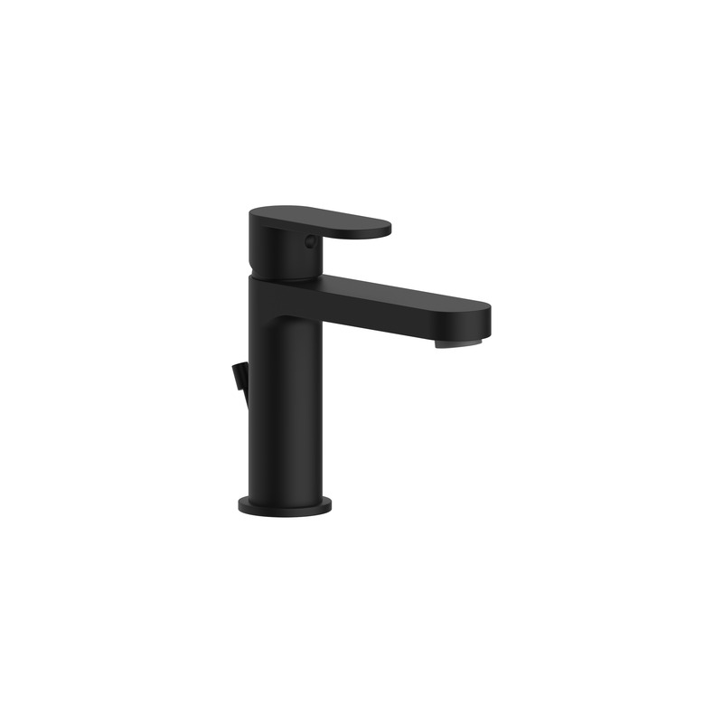 Basin mixer with drain - Versilia black matt | Ercos - Bathroom experience